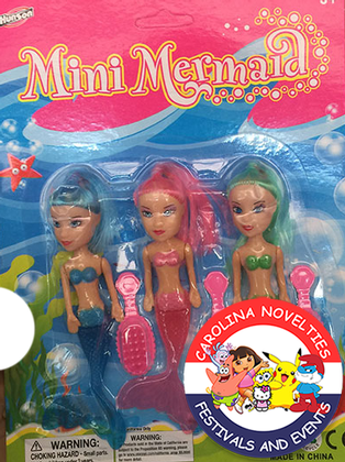6PC. Mini Mermaids