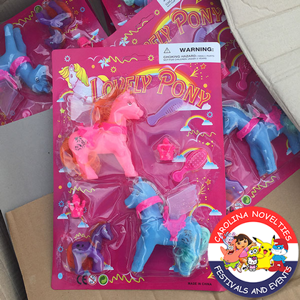 7PC. LOVELY PONY PLAYSET