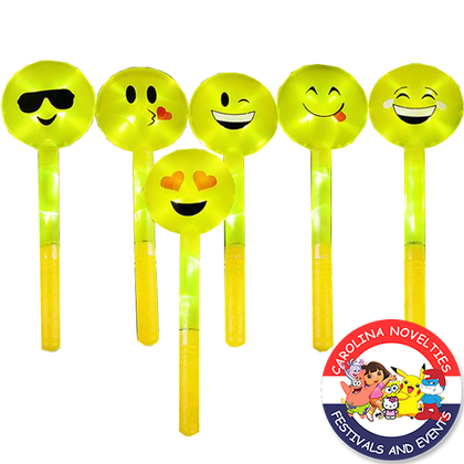 14" LIGHT-UP EMOJI WAND 