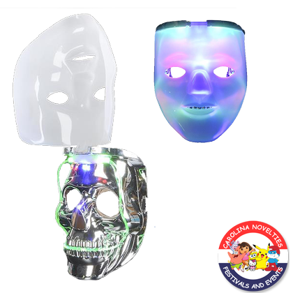 8" LIGHT-UP DOUBLE MASK