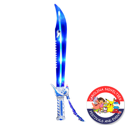24" FIBER OPTIC SHARK SWORD