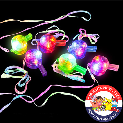 2" LIGHT-UP WHISTLE NECKLACE