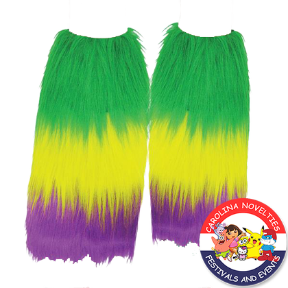 MARDI GRAS FURRY LEG COVERS