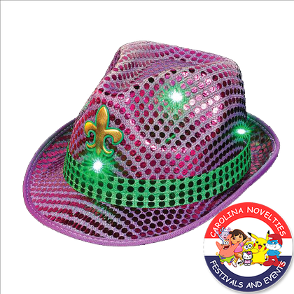 LIGHT-UP FLEUR DE LIS HAT 