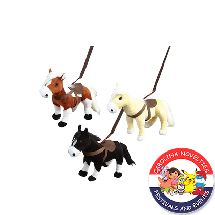 PET PONY WITH LEASH PLUSH 